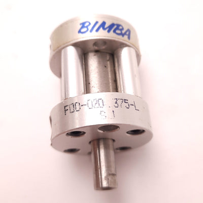 Used Bimba FOD-020.375-L Flat-1 Compact Cylinder, 9/16" Bore, 0.375" Stroke, Dbl. End