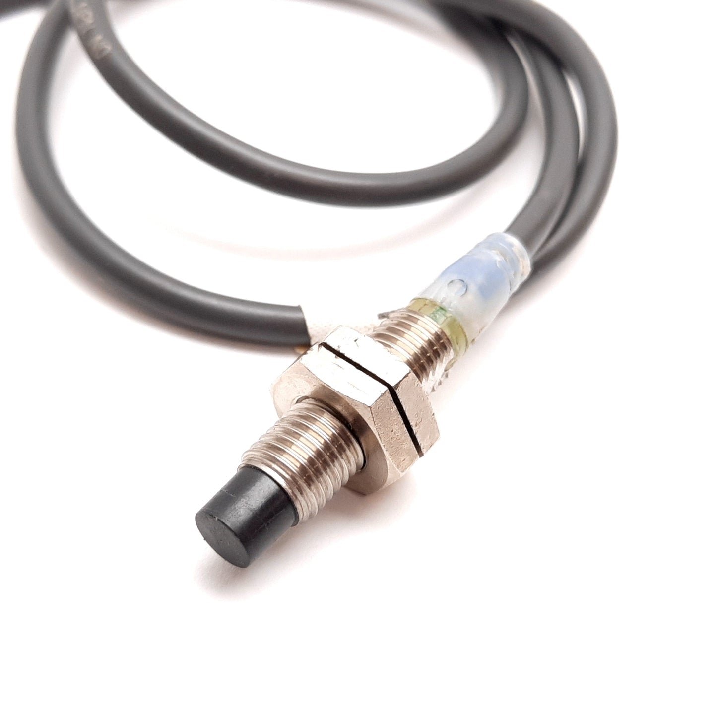 Used Omron E2A-S08KN04-WP-C1 Inductive Proximity Sensor, 4mm, 12-24VDC, NPN N/O, M8