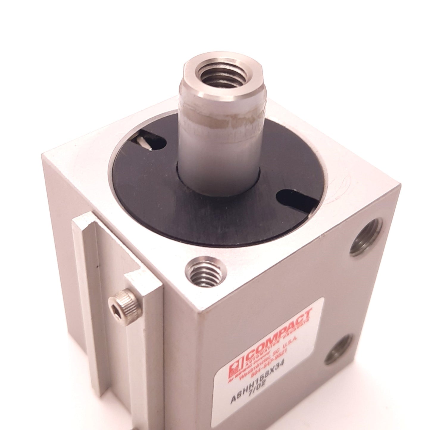 Used Compact ASHH158x34 Square Cylinder, Magnetic,End Mount, 1-5/8" Bore, 3/4" Stroke