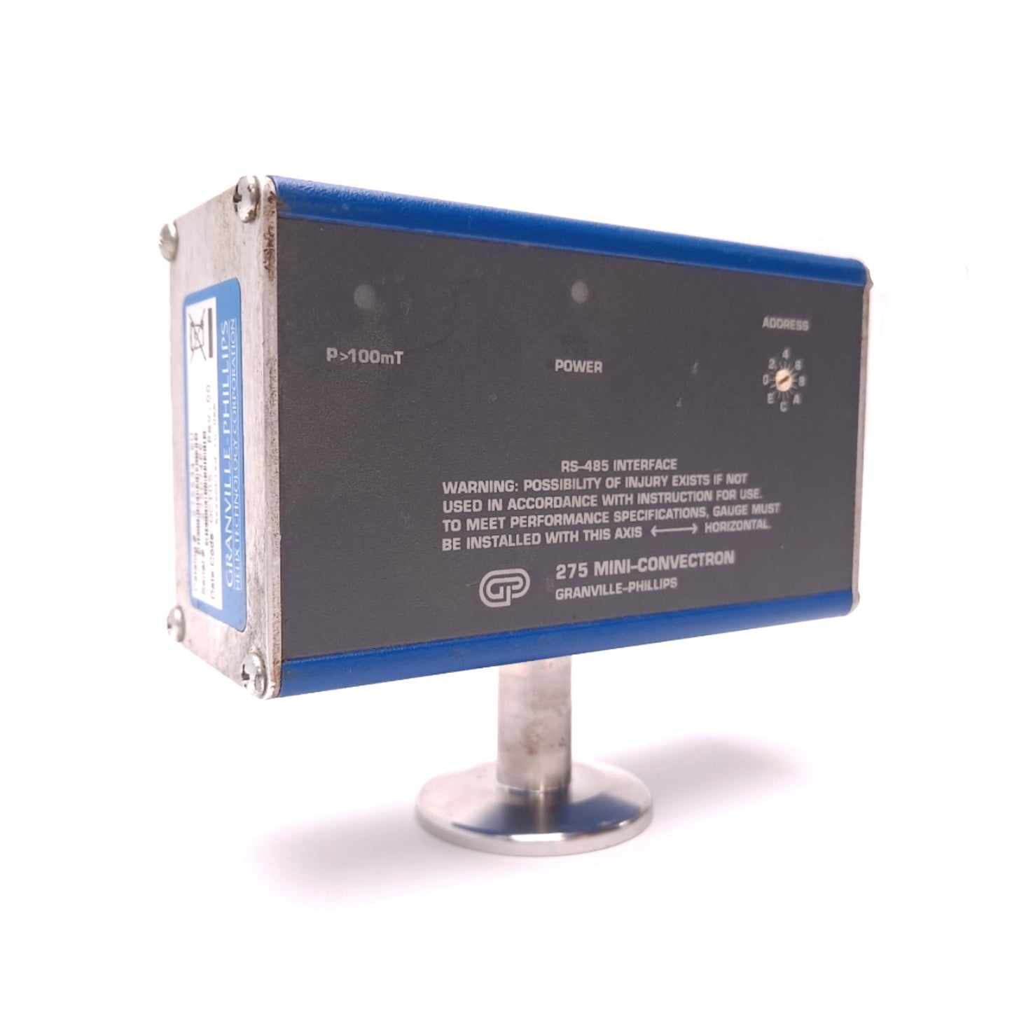 Used Granville-Phillips 275534-EU MiniConvectron Gauge 1x10-4Torr 1x10-4mbar 1x10-2Pa