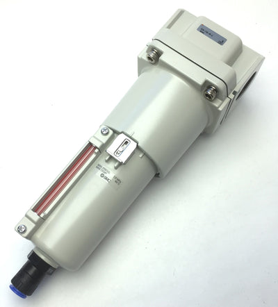 New SMC AF50-F10D-8R-A Pneumatic Air Filter w/ Auto Drain NO, Port Thread: G1, 1 MPa