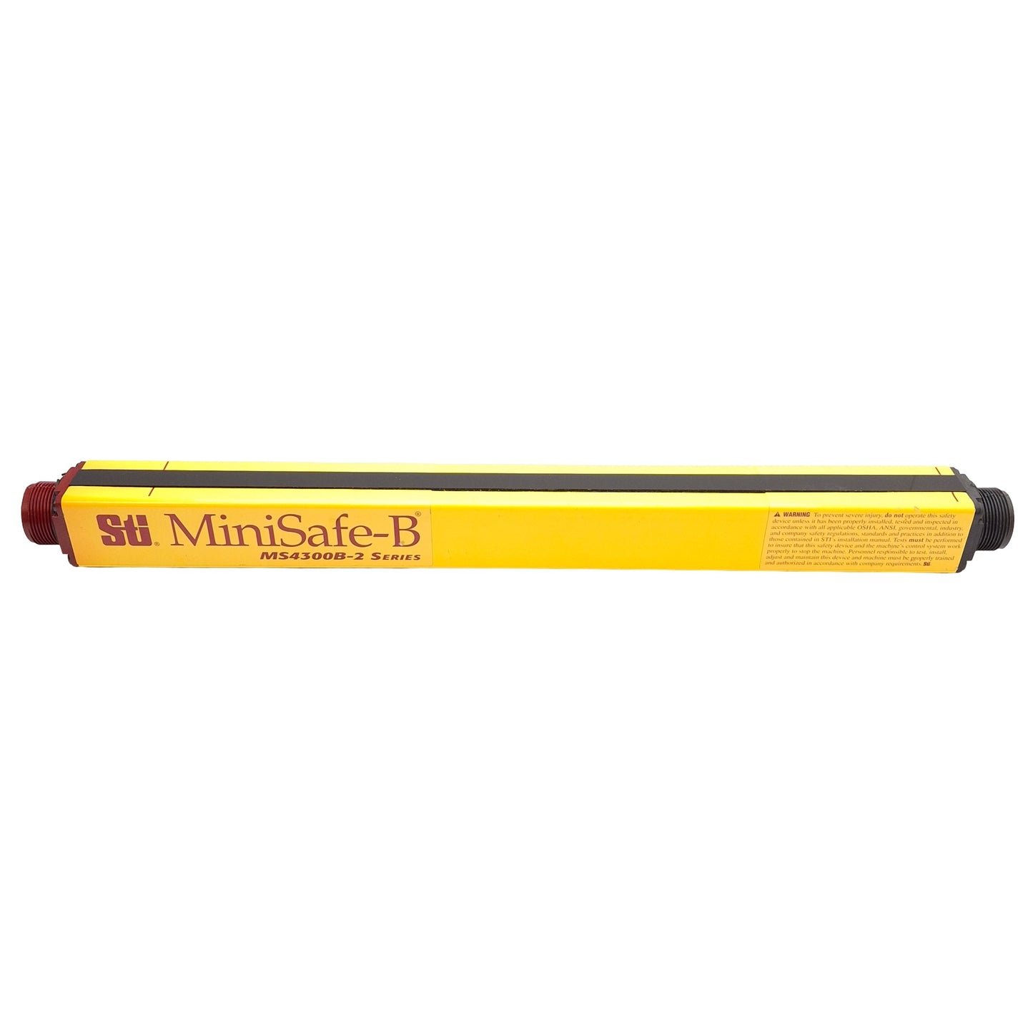 Used STI MS4312BR Minisafe Light Screen Receiver ONLY, 30Ft Range, Min Size 0.75"