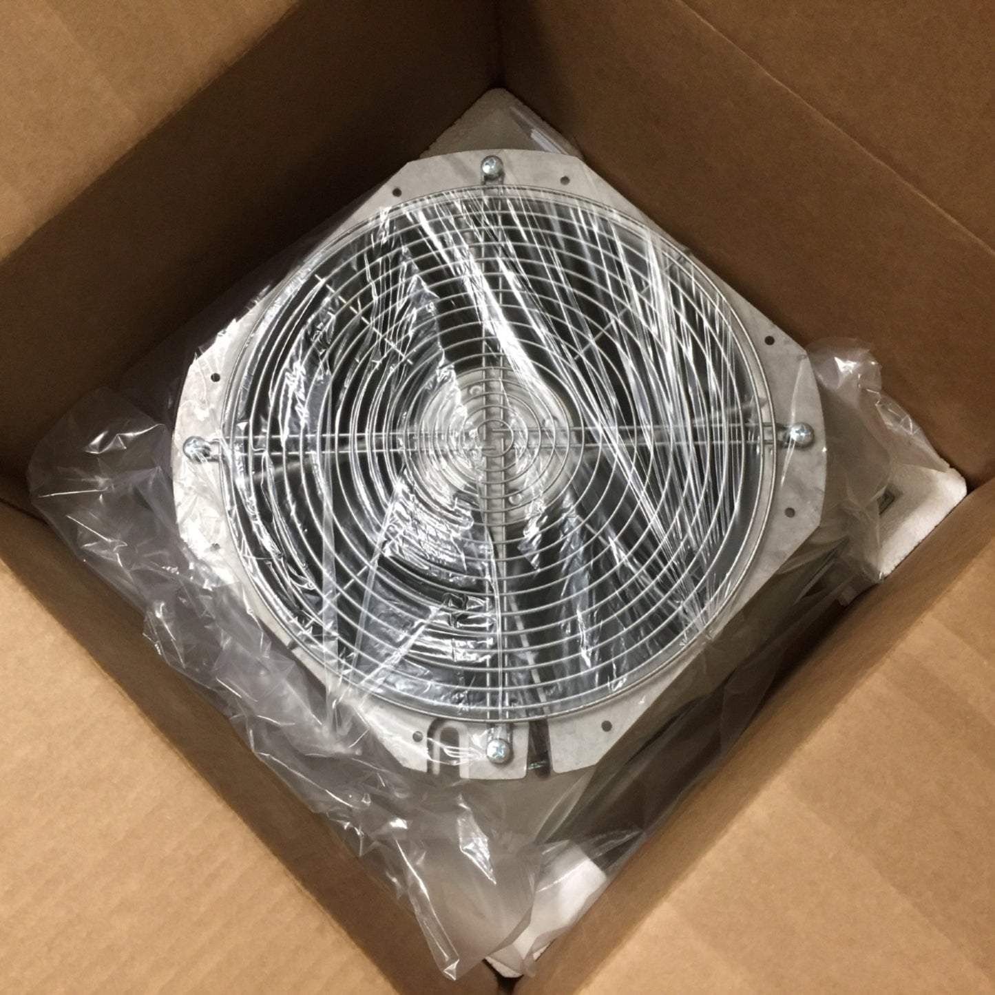 New nVent Hoffman HF1324524 13" Side-Mount Filter Fan, Light Gray, 24VDC 5A, 197 CFM