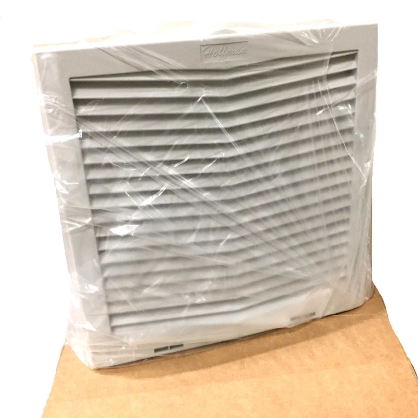 New nVent Hoffman HF1324524 13" Side-Mount Filter Fan, Light Gray, 24VDC 5A, 197 CFM