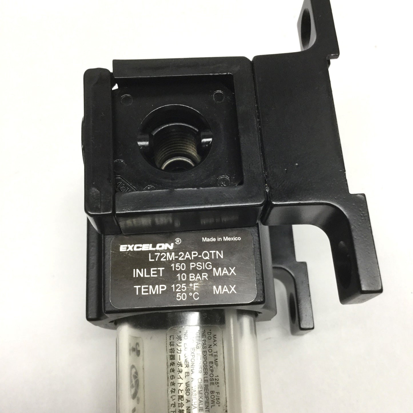 Used Norgren L72M-2AP-QTN Excelon Pneumatic Micro-Fog Mist Lubricator 1/4" NPT 150psi