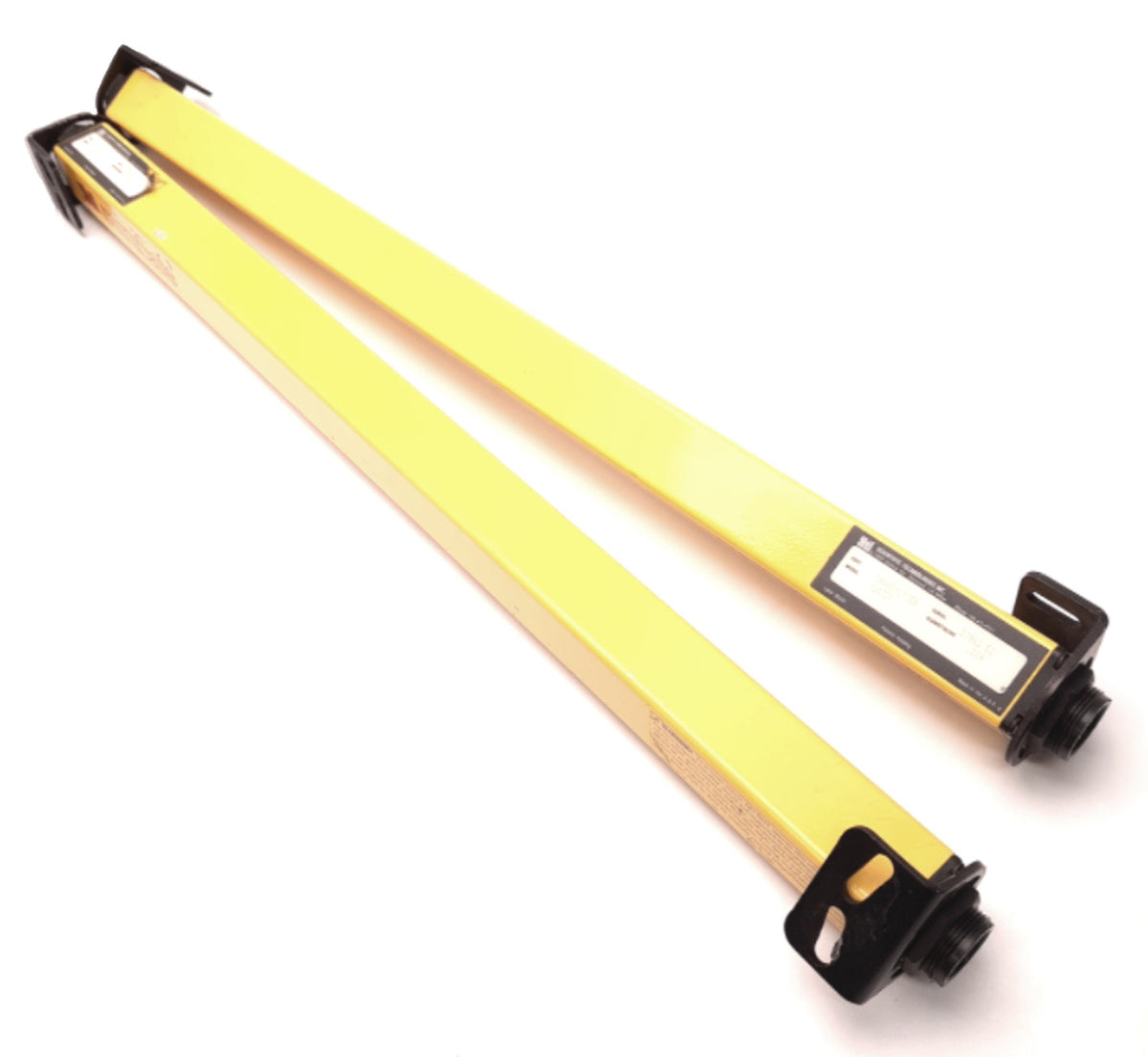 Used STI MS4320 Minisafe Light Curtain Transmitter/Receiver, 30Ft Range,0.5" Spacing