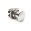 Used Furnas Electric 52PA3ACU Ser. B Momentary Push Button 30mm, Chrome, 1x NC, 1x NO