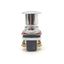 Used Furnas Electric 52PA3ACU Ser. B Momentary Push Button 30mm, Chrome, 1x NC, 1x NO