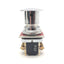 Used Furnas Electric 52PA3ACU Ser. B Momentary Push Button 30mm, Chrome, 1x NC, 1x NO
