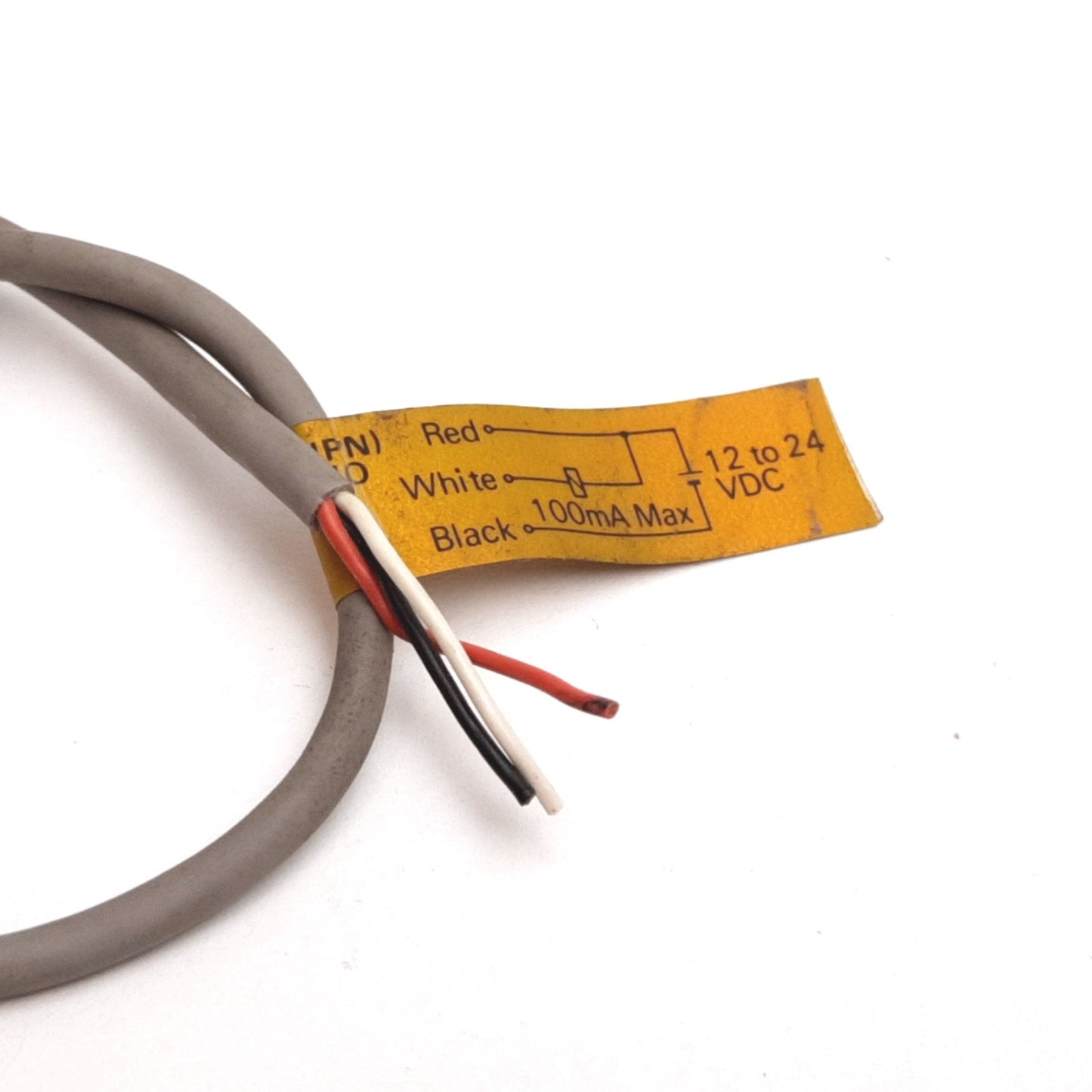 Used Omron E2E-C1C1 Inductive Proximity Sensor, 1mm, 12-24VDC, NPN N/O, 3-Wire
