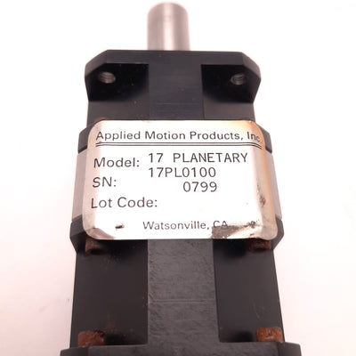 Used Applied Motion 17PL0100 Planetary, E2-500-197-IH Encoder Gearhead, HT17 Motor