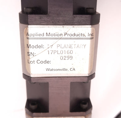 Used Applied Motion 17PL0160 Planetary Gearhead HT17-154 Motor 16:1,NEMA17,Shaft 1/2"