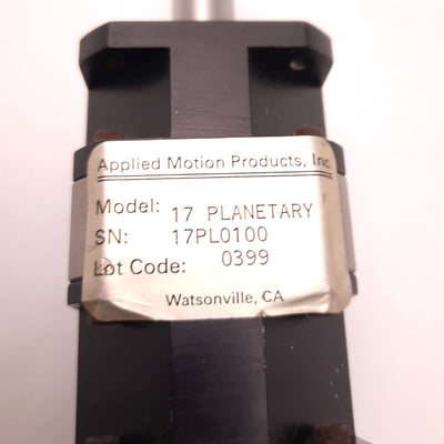 Used Applied Motion 17PL0100 Planetary, E2-500-197-IH Encoder Gearhead, FOR PARTS