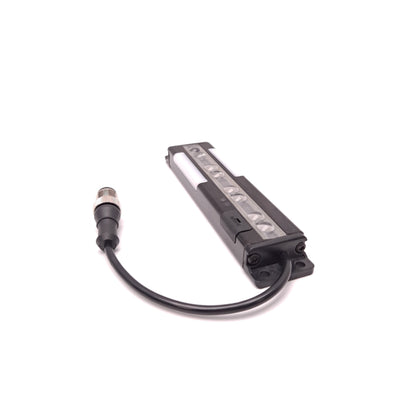 Used Banner PVD100Q W/6IN 4 Channel 5 Pin Parts Verification Sensor 12-30VDC NEMA2