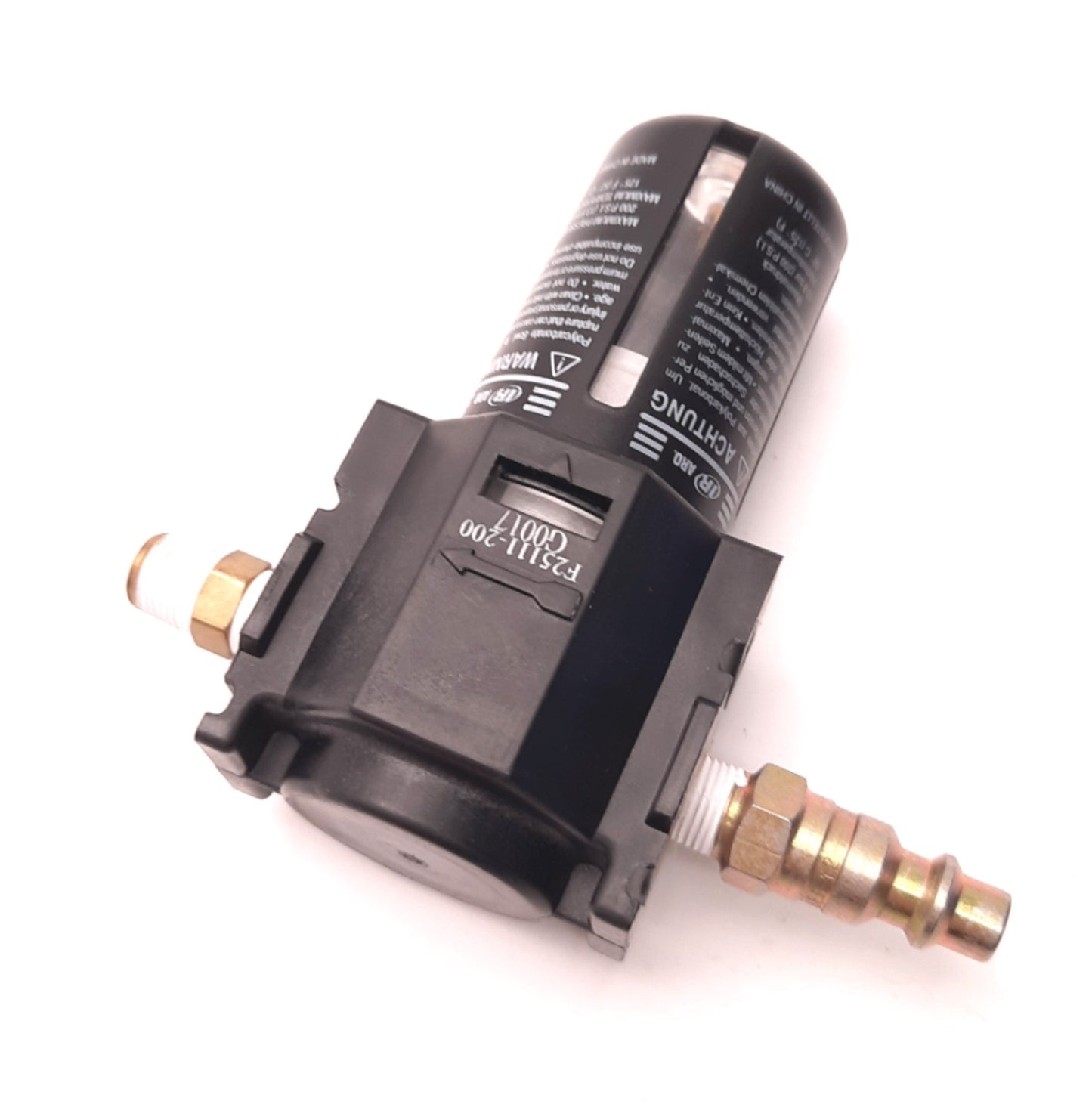 New – Open box INGERSOLL RAND F25111-200 Filter, Ports: 1/8" NPT, 200 PSI Max Pressure, 125°F