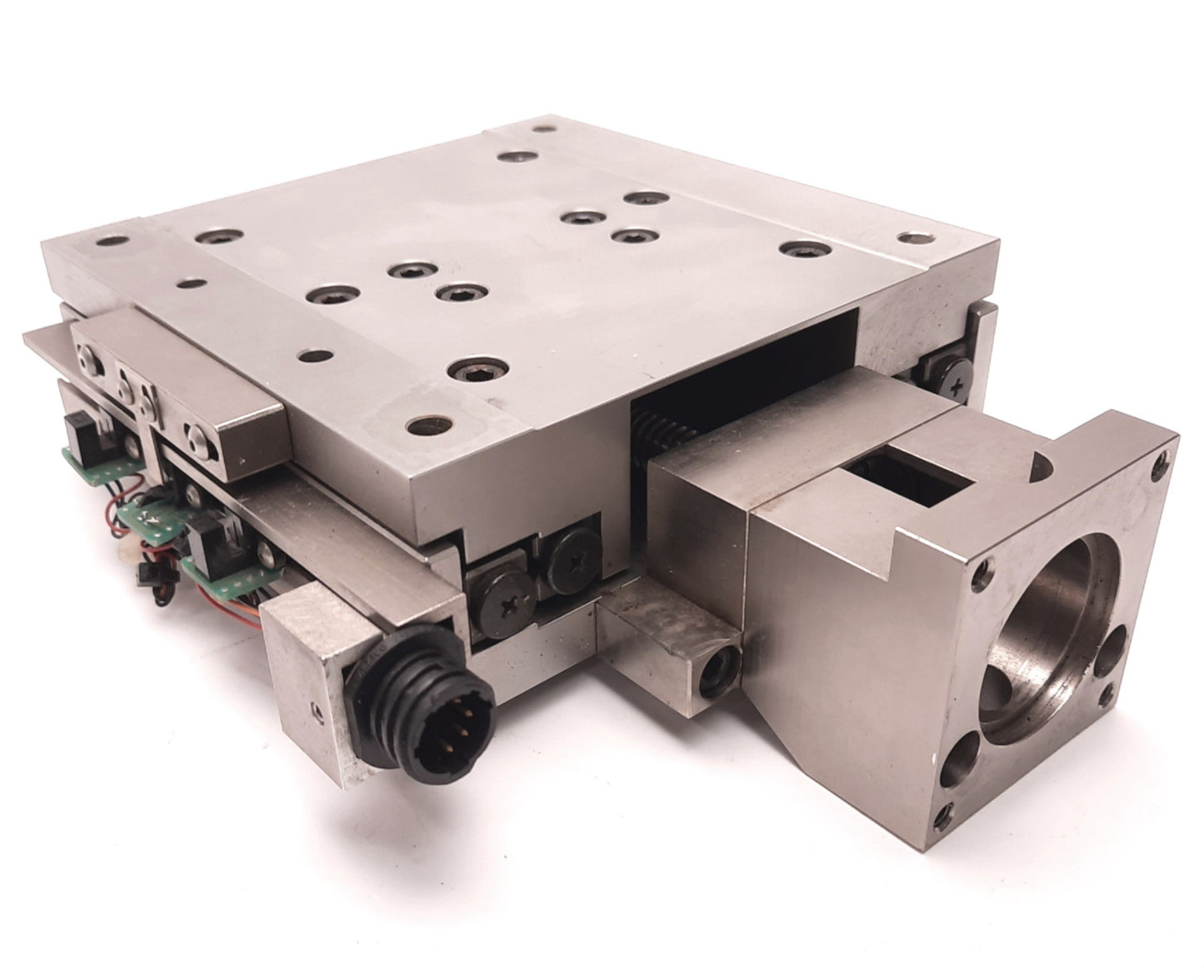 Used Parker Daedal 008-7781 Linear Actuator, 2.5mm Lead, 100mm Travel, 6 x 6", NEMA23