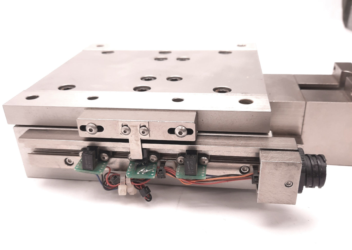 Used Parker Daedal 008-7781 Linear Actuator, 2.5mm Lead, 100mm Travel, 6 x 6", NEMA23