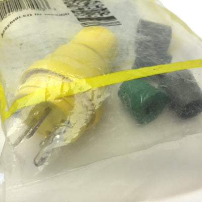 New Lot of 2 Woodhead 14W49 Watertite Straight Blade Male Plugs NEMA 6-15P 15A 250V