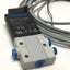 Used Festo MHE2-MS1H-3/2G-QS-4 Solenoid Valve, 3-Way NC, 24VDC, Ø4mm Ports, 120psi