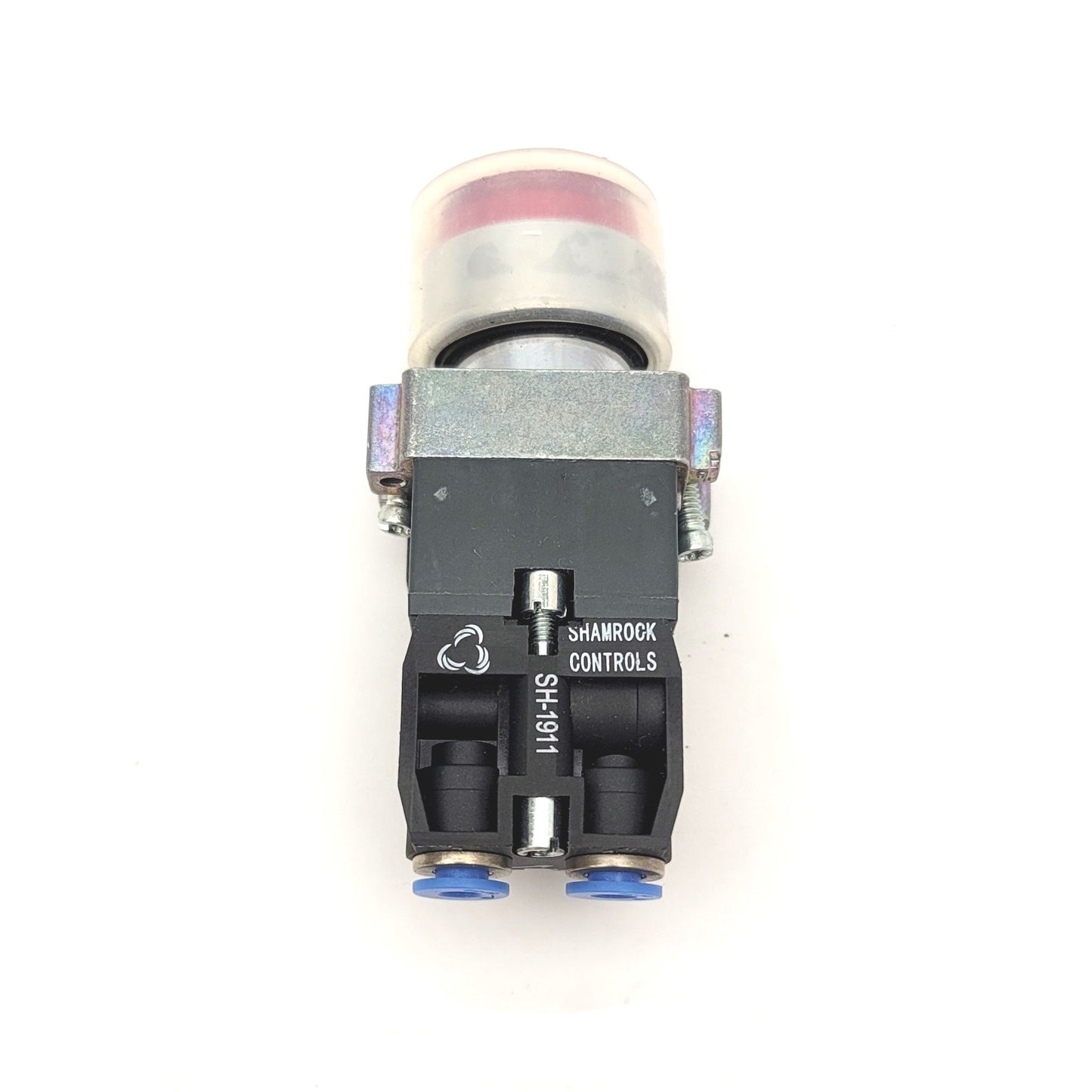 Used Teknic 2ALF4LB Illuminated Flush Momentary Actuator With Shamrock SH-1911 Valve