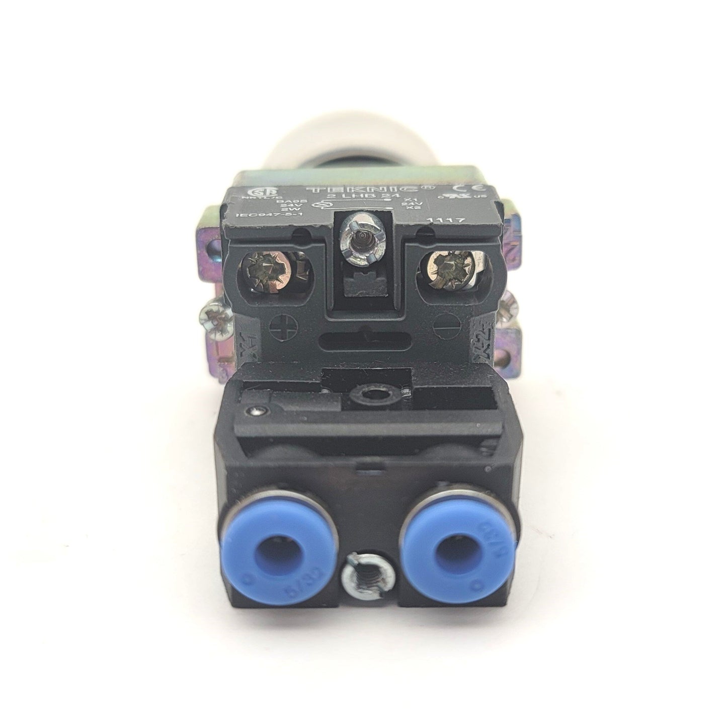 Used Teknic 2ALF3LB Illuminated Flush Momentary Actuator With Shamrock SH-1911 Valve