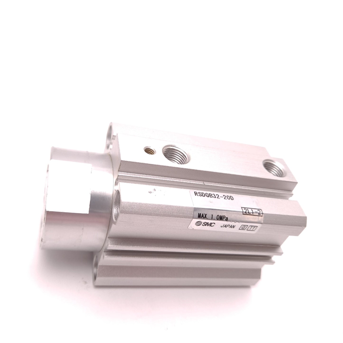 Used SMC RSDQB32-20D Stopper Cylinder Bore: 32mm Stroke: 20mm Double Acting