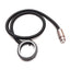 Used Fostec Schott A08630 Fiber Optic Ring Light Guide, 38-53mm Objective, 34" L