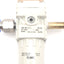 Used SMC AW20-N01C-2Z-A Modular Filter Regulator With Gauge 7-100psi, 1/8"NPT