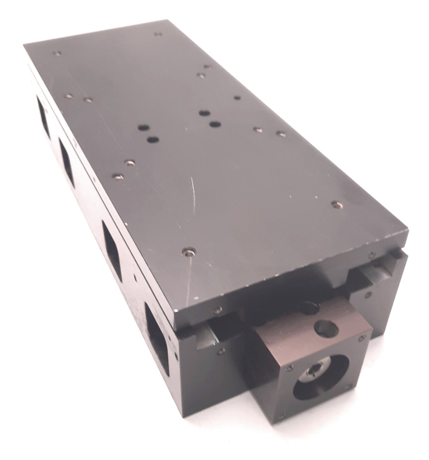 Used Parker 6060080TEP Linear Actuator, 15" x 6" Size, 8.5" Travel, 5mm Lead, NEMA23