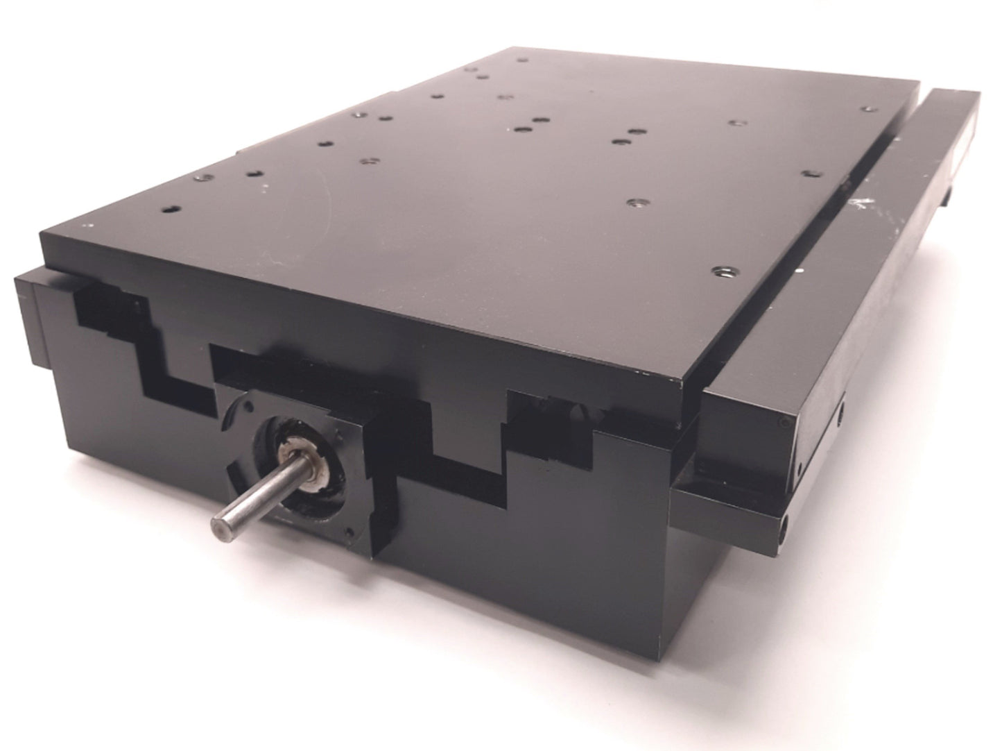 Used Parker 610081P-LHO Linear Actuator, 15" x 10" Size, 8.5" Travel, 5mm Lead NEMA23