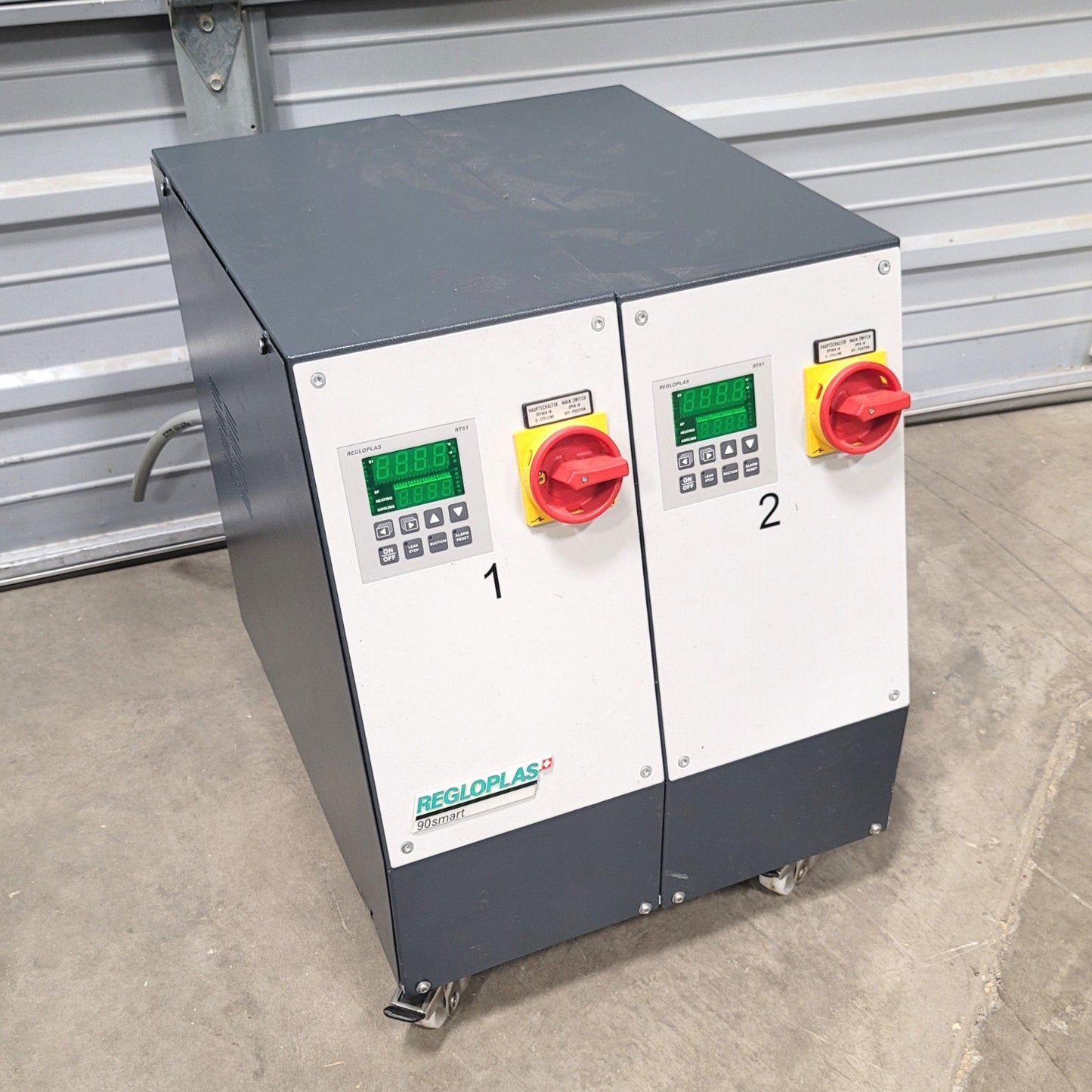 Used REGLOPLAS 90Dsmart/9/TP20V/1 K/RT61 90 Smart Dual Temperature Control Unit, 460V