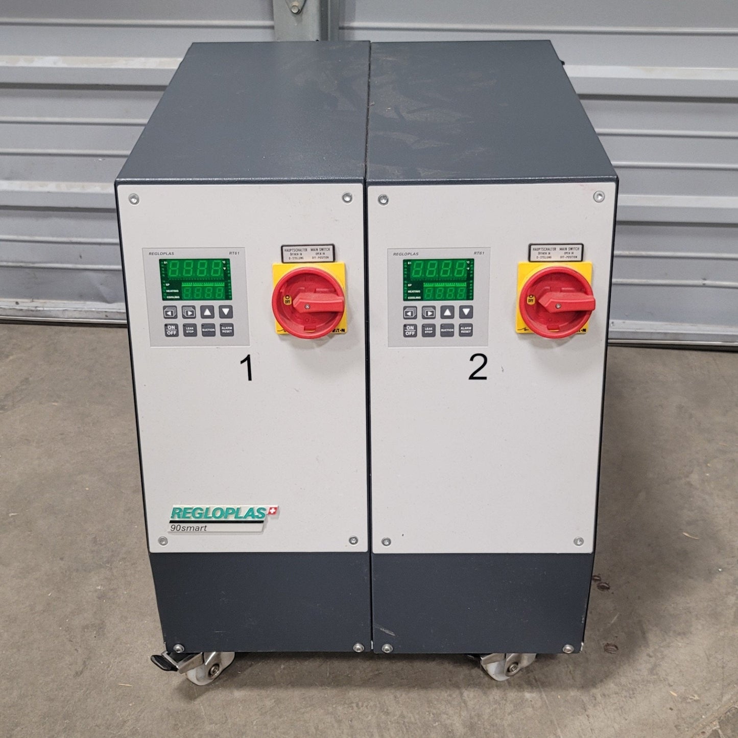 Used REGLOPLAS 90Dsmart/9/TP20V/1 K/RT61 90 Smart Dual Temperature Control Unit, 460V