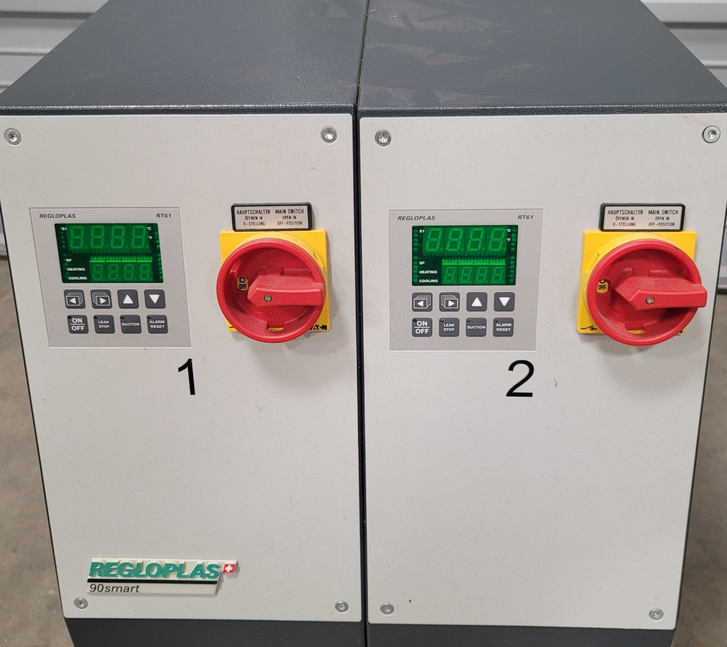 Used REGLOPLAS 90Dsmart/9/TP20V/1 K/RT61 90 Smart Dual Temperature Control Unit, 460V