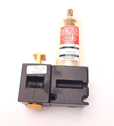 Used Watts SV35-02 Stop Valve with F35-02AG Filter, 150 Psi Max, 1/4" Ports