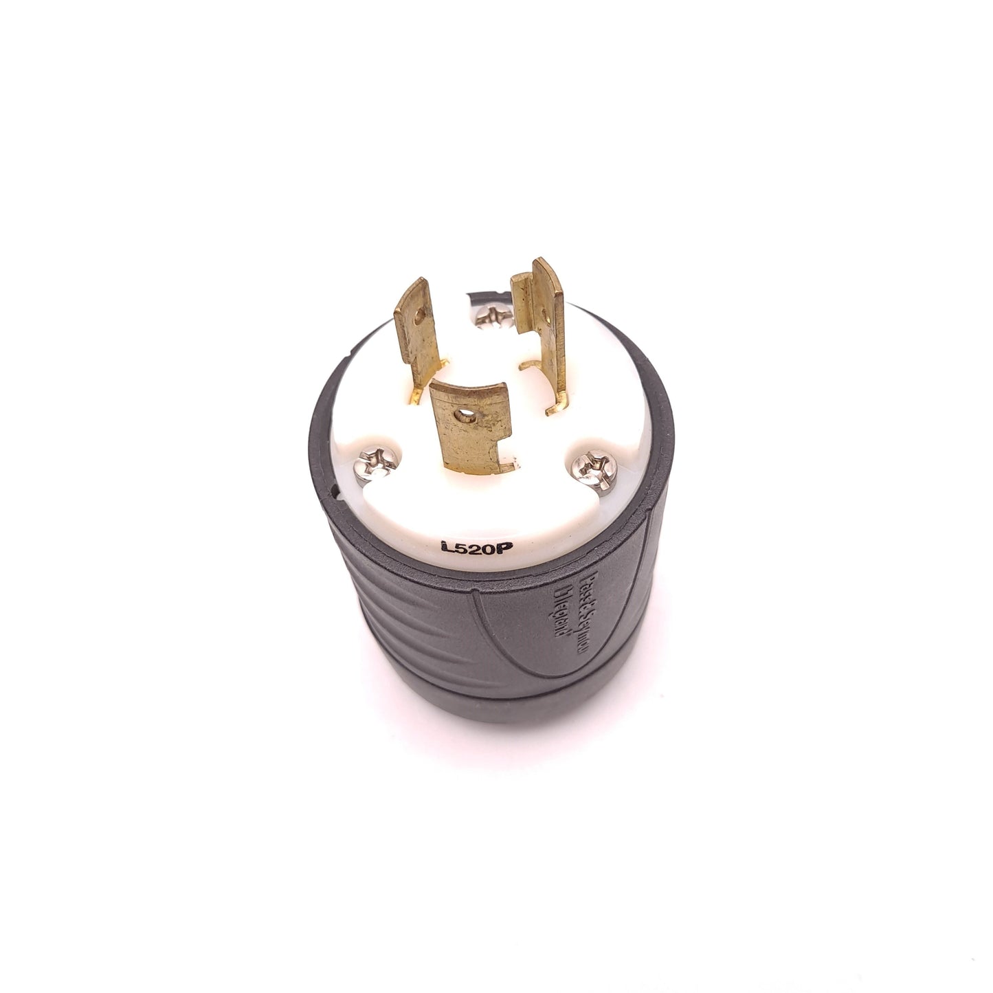 Used Lot of 3 Pass & Seymour L520P Turn & Pull Electrical Plug 20A 125V 3 Wire Male