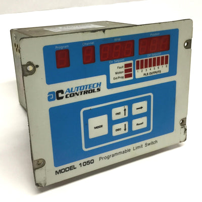 Used Autotech Controls SAC-M1050-A10 Programmable Limit Switch 8x PLS Outputs 120VAC