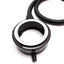 Used Schott A08600 Universal Fiber Optic Ring Light Guide 60mm ID, 30" L, *Pinched*