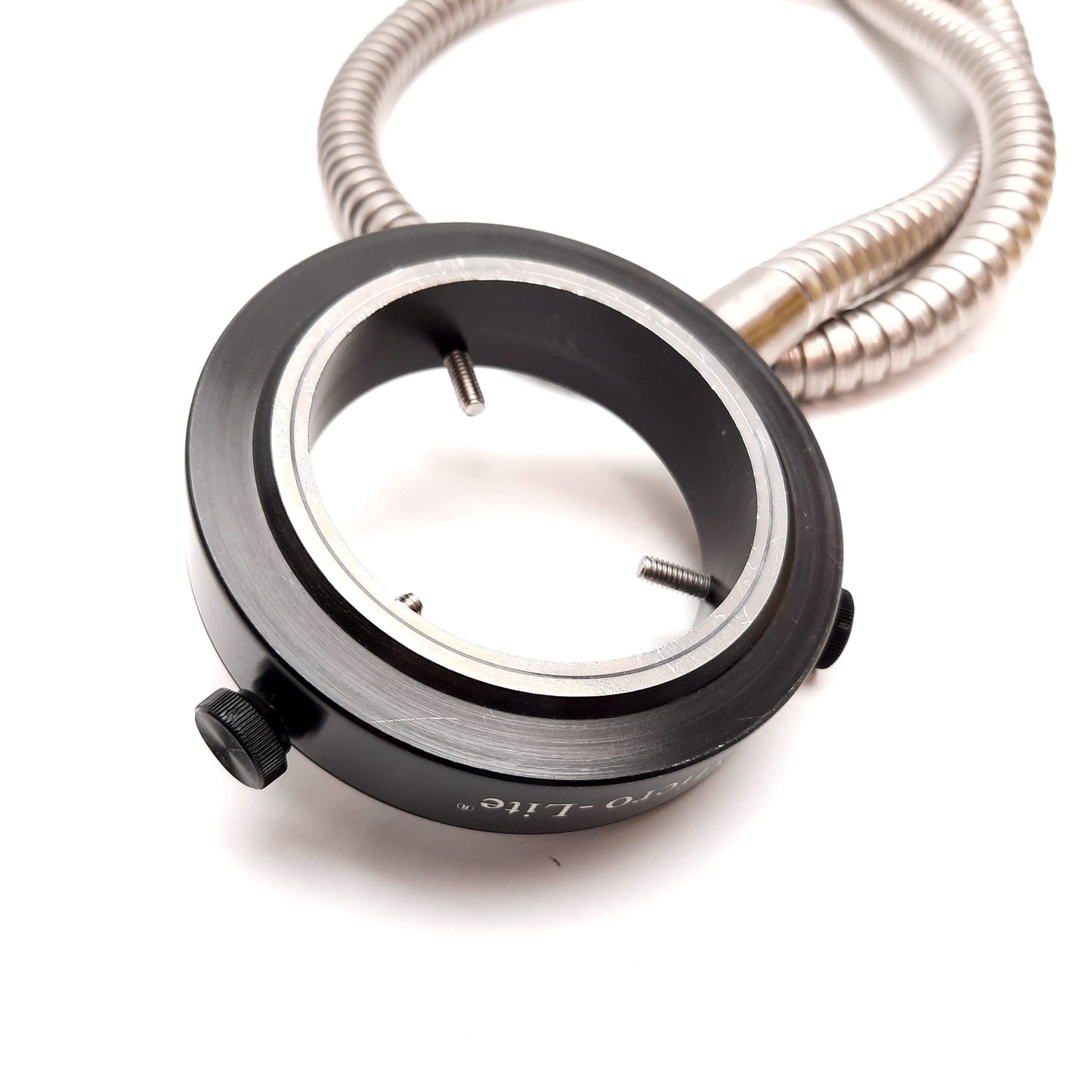 Used Micro-Lite Universal Fiber Optic Ring Light Guide 60mm ID, 33" L, 14.2mm End