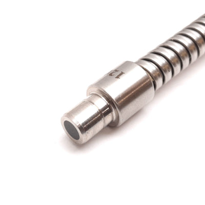 Used Fiber Optic Cable, 5ft Length, Bundle: 5mm, Input: 7.65mm Dia, Threaded Out