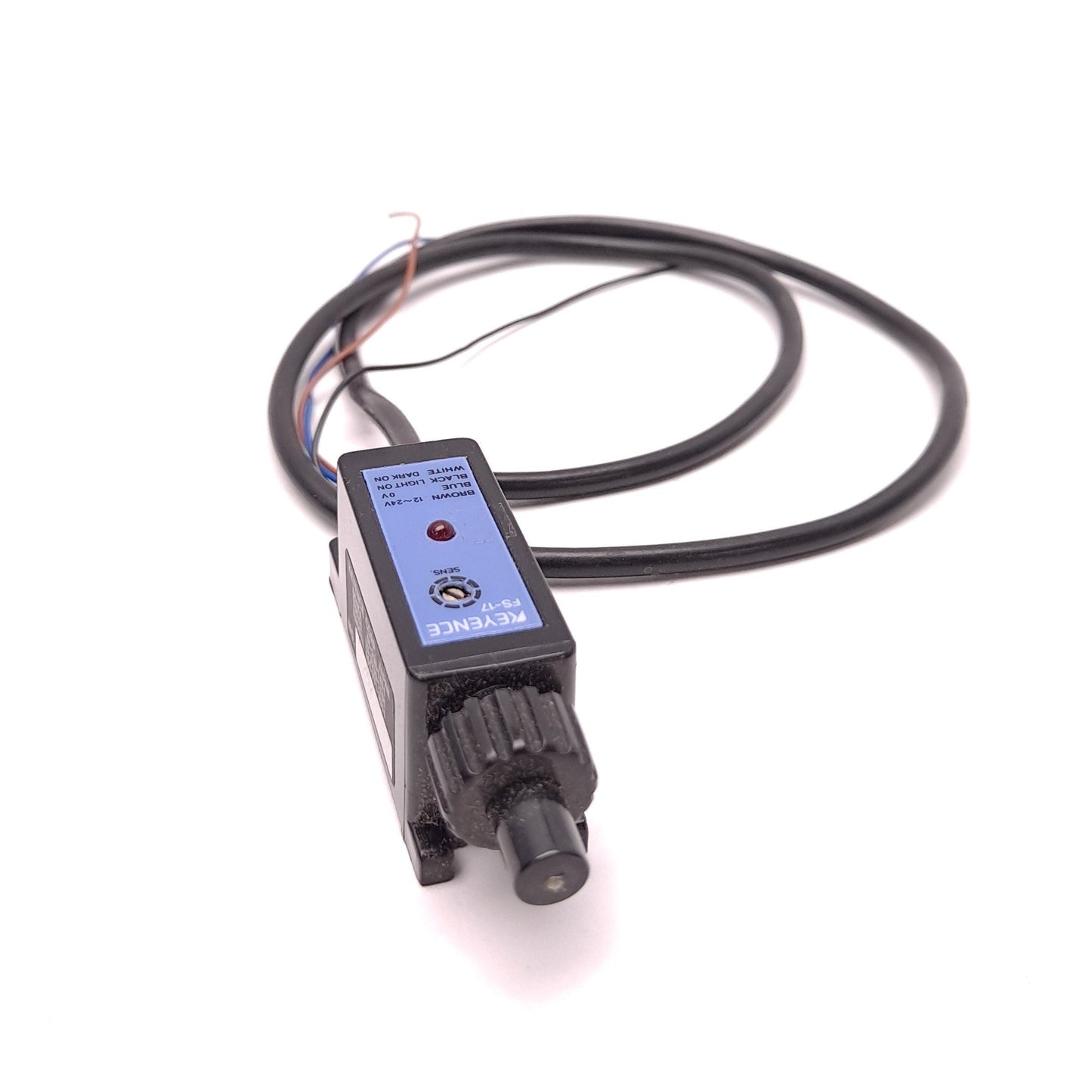 Used keyence FS-17 Digital Fiber Optic Sensor 12-24VDC 35mA NPN