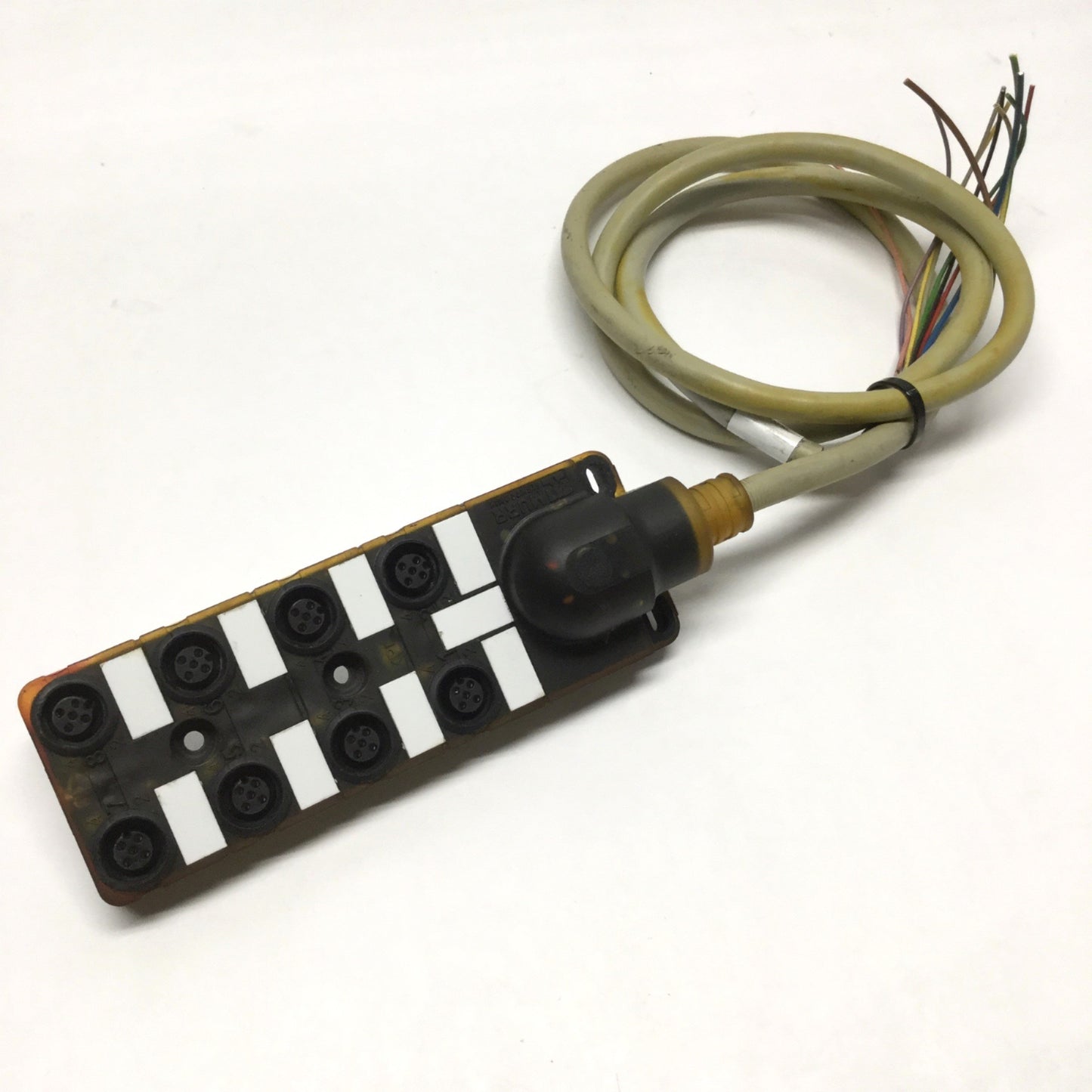 Used Murr Elektronik 8000-88410-3621000 Exact12 Distribution Block, M12 5-Pin, 24VDC