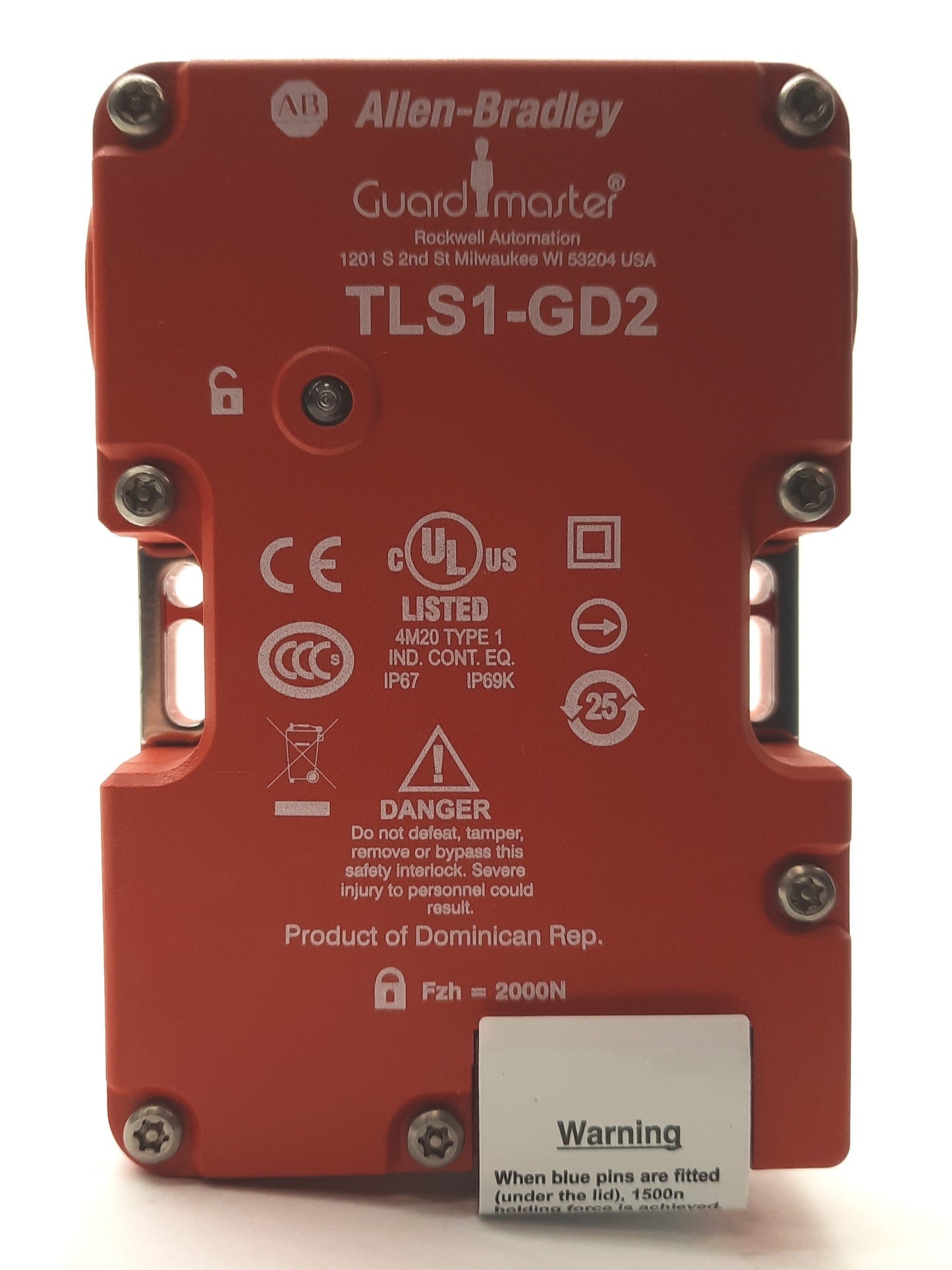 New Allen-Bradley 440G-T27123 TLS1-GD2 GuardMaster Safety Door Interlock Switch 230V