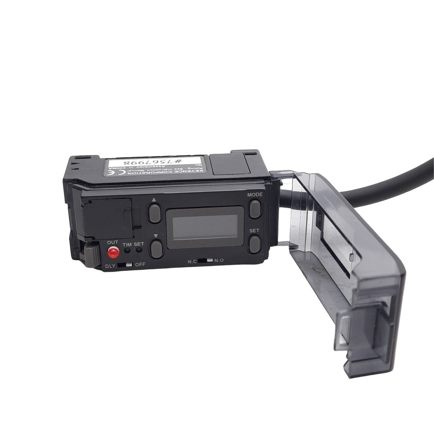 Used Keyence CZ-K1P Fiber Optic Sensor PNP Voltage: 12-24VDC Current: 75mA, 330æs/1ms