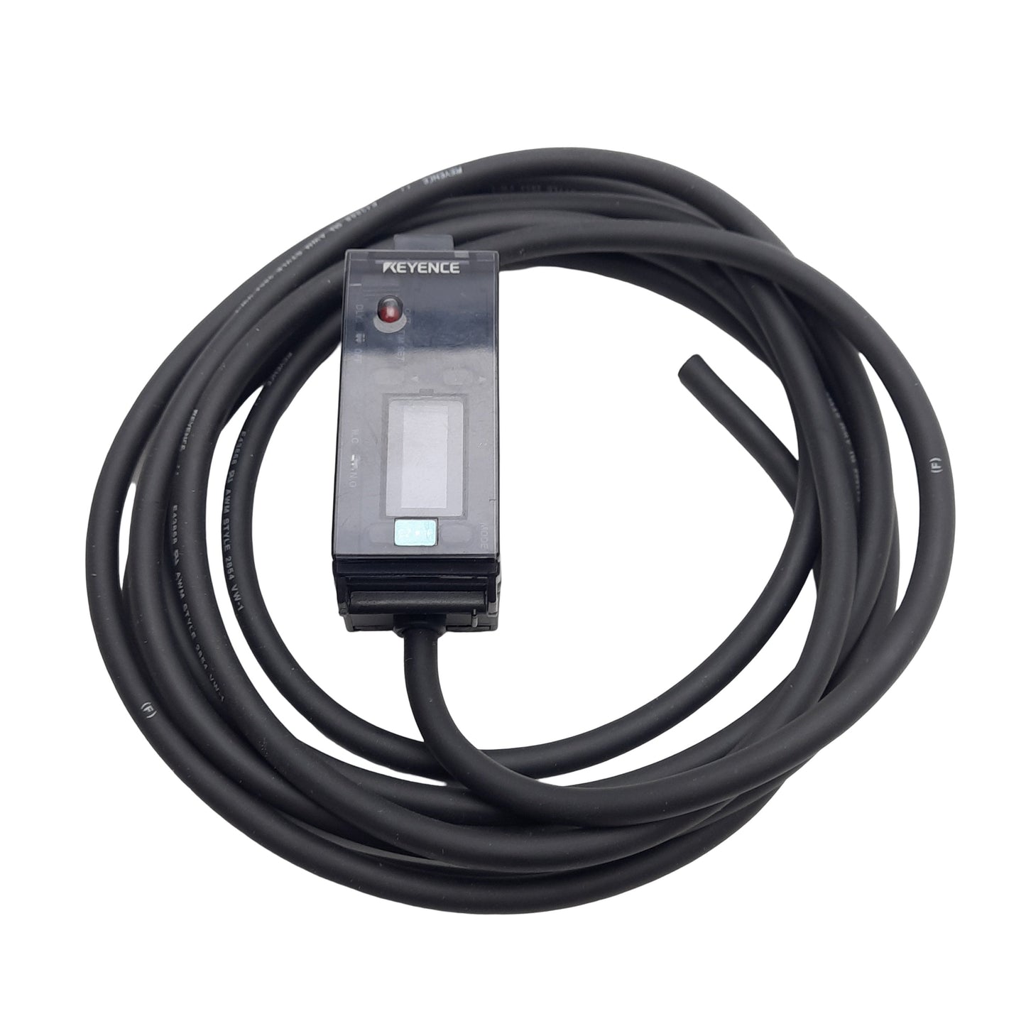 Used Keyence CZ-K1P Fiber Optic Sensor PNP Voltage: 12-24VDC Current: 75mA, 330æs/1ms