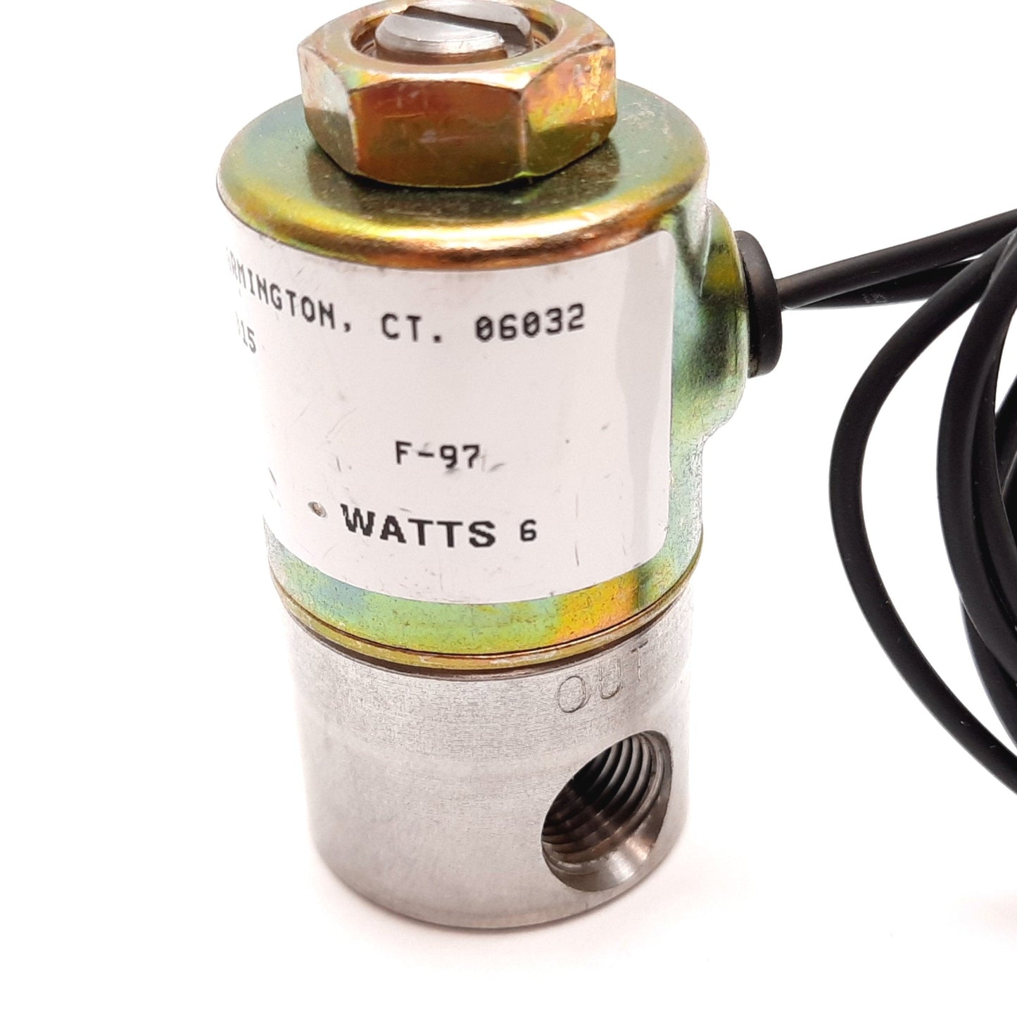 Used KIP 141015 Solenoid Valve, Orifice: 1/8", Voltage: 120VAC, Power: 6W, 1/8" NPT