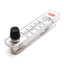 Used Dwyer RMA-7-SSV Air Flow Meter, Range: 5-50 SCFH, Pressure: 100psi Max, 1/8" NPT