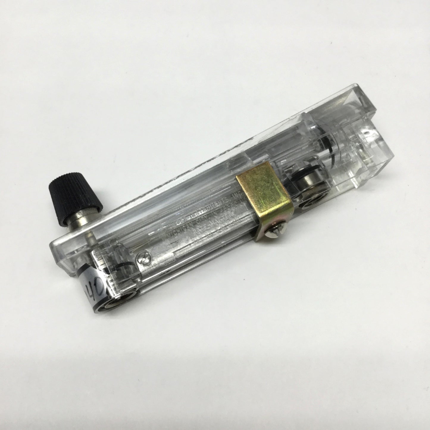 Used Dwyer RMA-7-SSV-CDS Rate Master Air Flow Meter, 5-50 SCFH, 100psi Max, 1/8" NPT