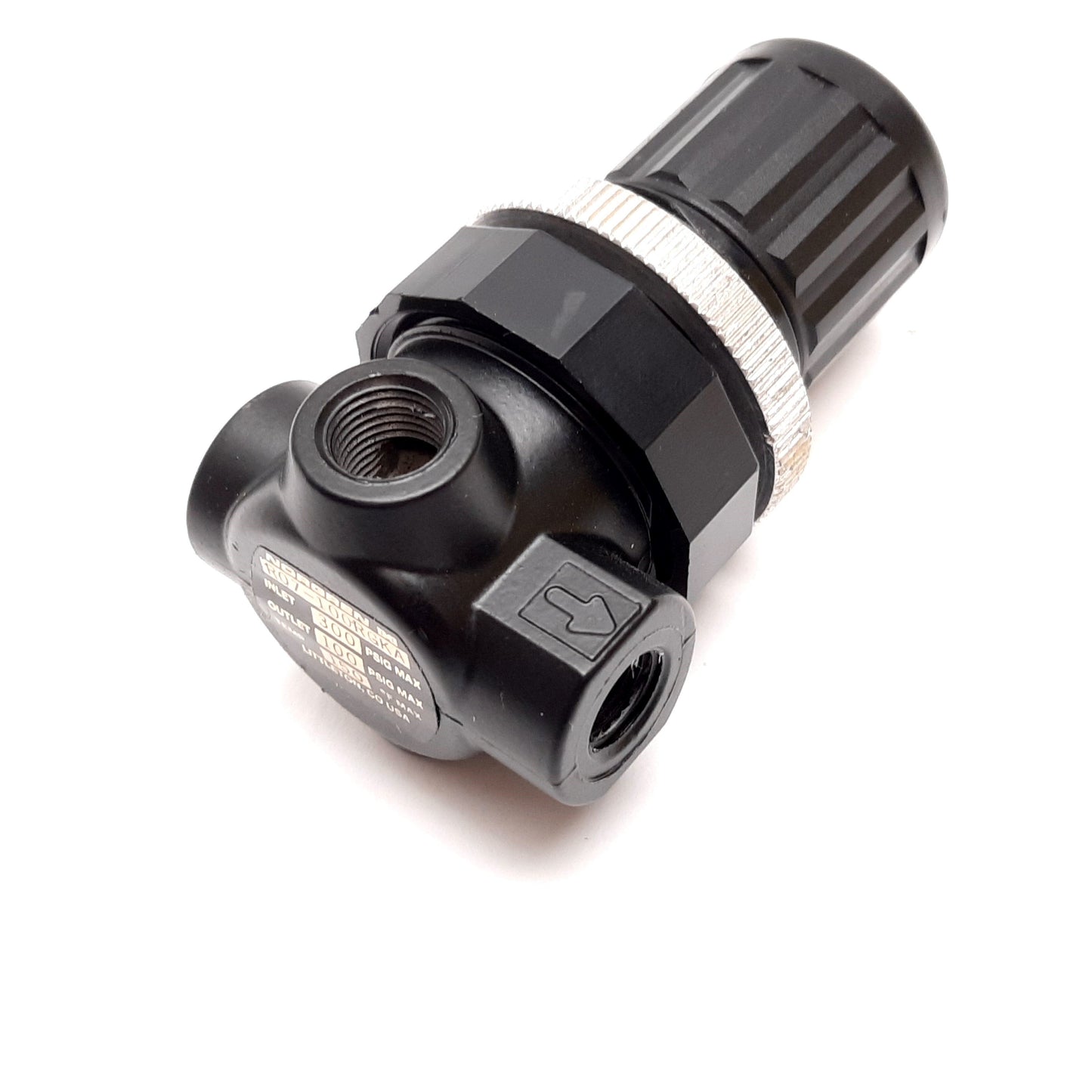 Used Norgren R07-100RGKA Pressure Regulator, In: 300psi Max, Out: 100psi, 1/8" NPT