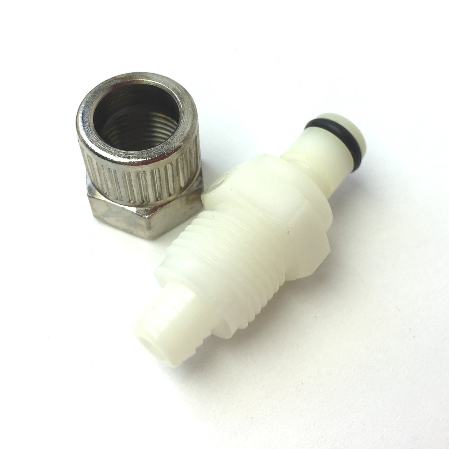 New – Open box Lot of 12 CPC Colder PMC2006 PTF Non-Valved Coupling Insert 3/8", Acetal, White