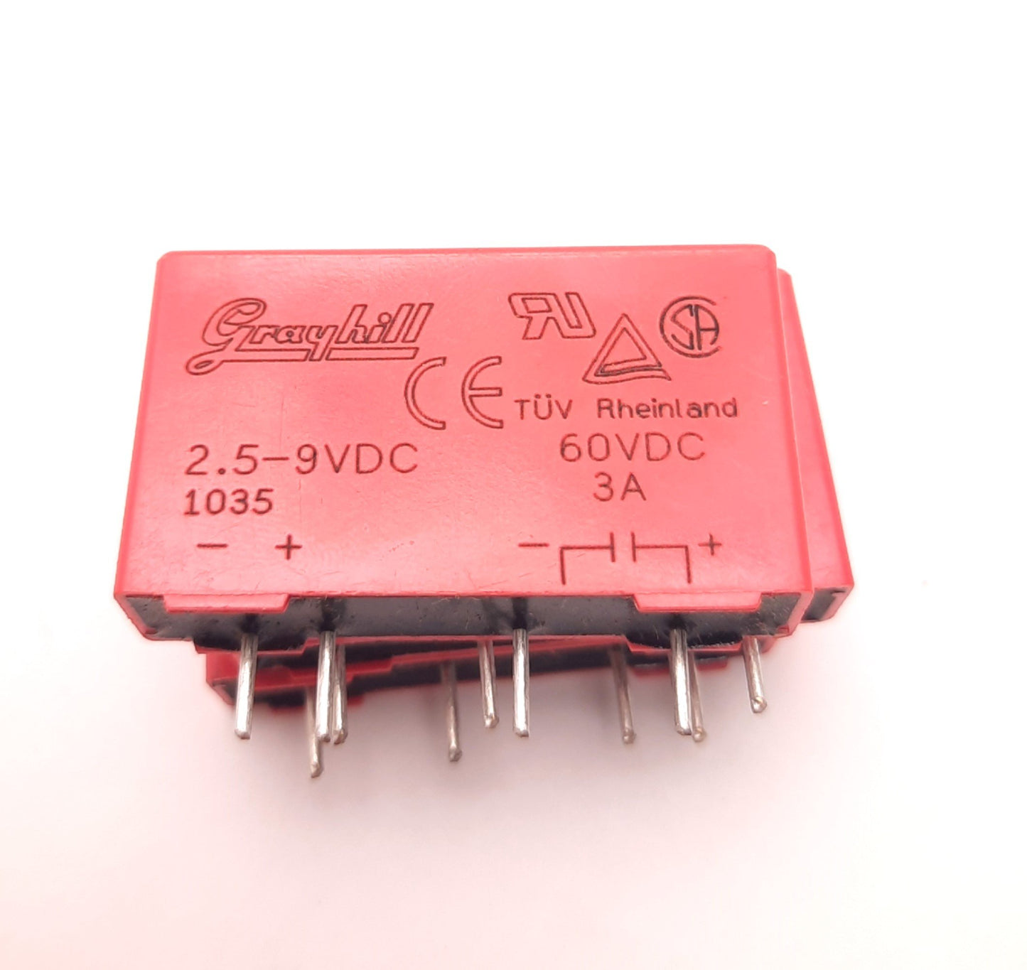 Used Lot of 3 Grayhill 70M-OCD5B Relay Module DC, 14mA 5v DC In, 3A 3-60v DC Out